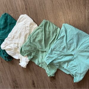 Lot of Teal and White T-Shirts